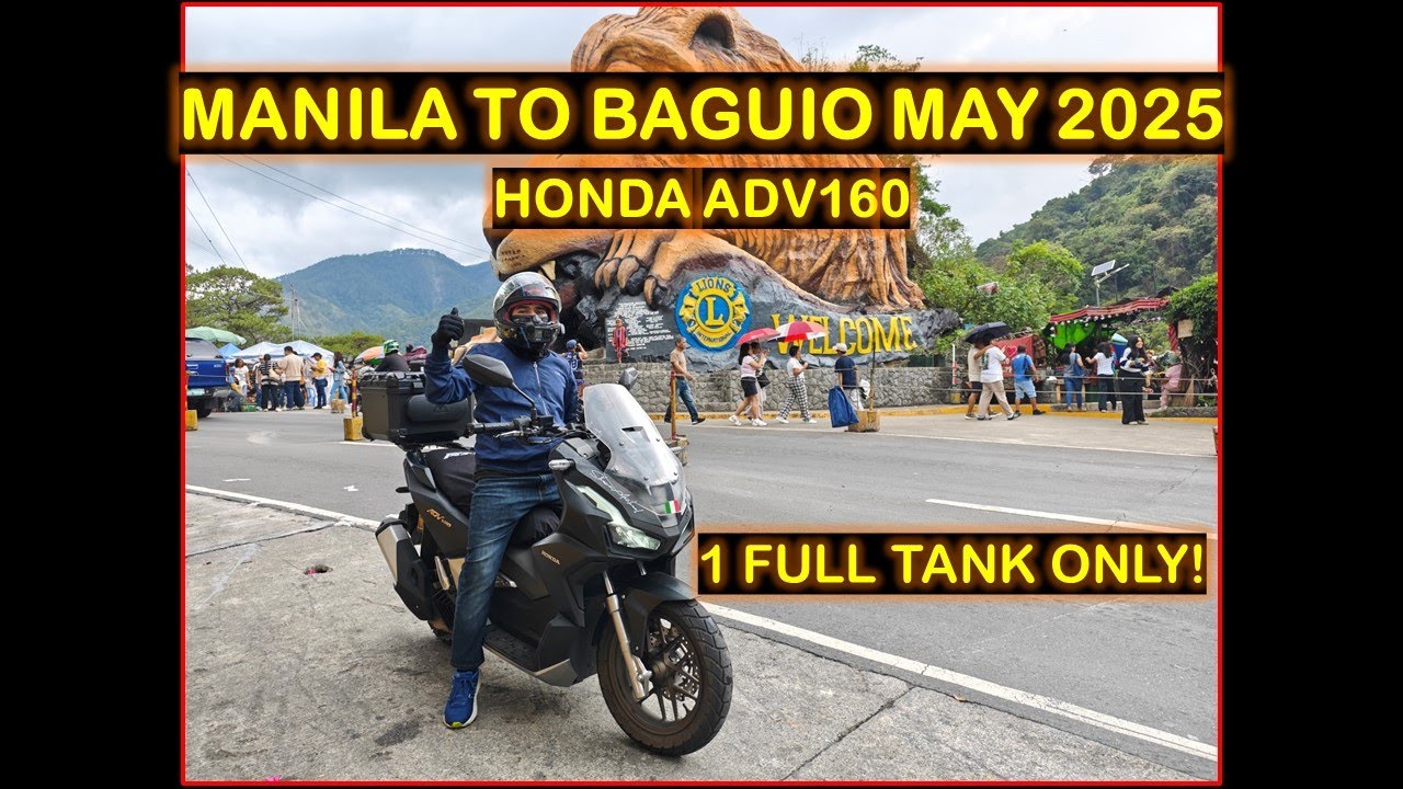 Manila to Baguio 2025 | Motorcycle Ride | Honda ADV160