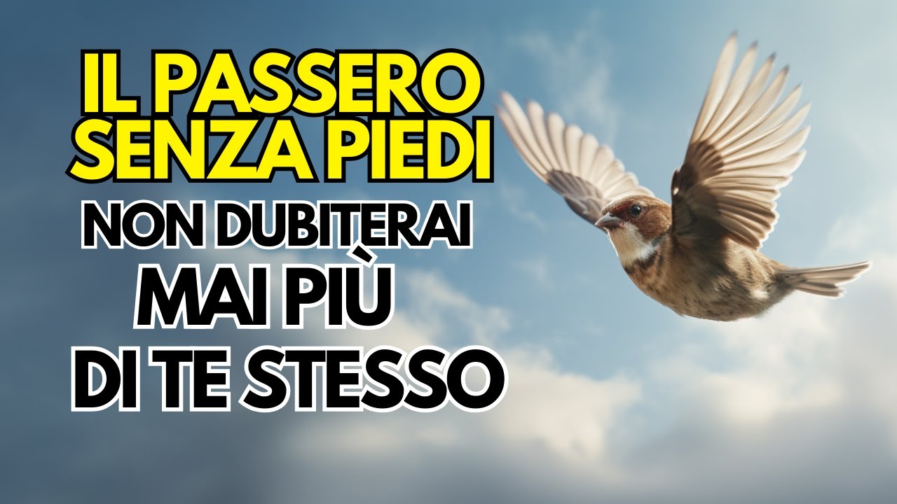 Il Passero Senza Piedi | La Migliore Storia Per Riflettere e Accettarsi