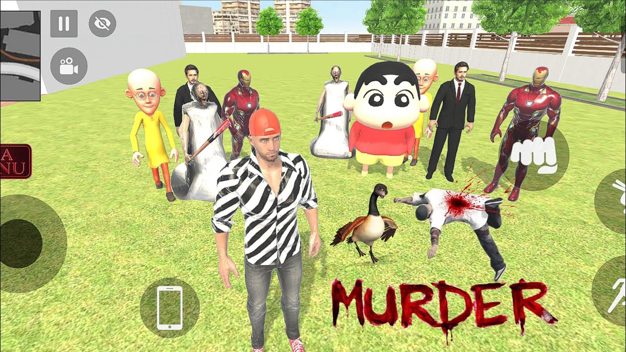 🤯shin chain ka bhai ka murder Ho Gaya🤯 Franklin celebrity ban gaya 💥 Indian theft auto simulator💥🤯