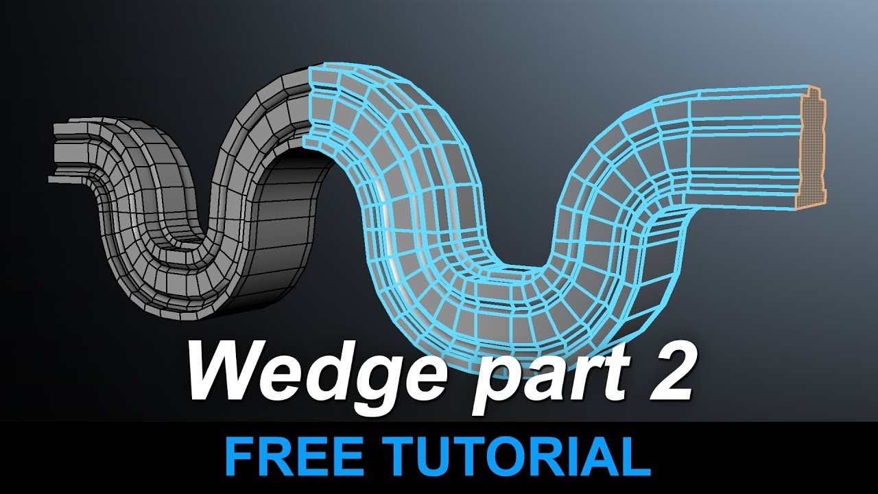 How to Use the Wedge Tool in Maya - Part 2
