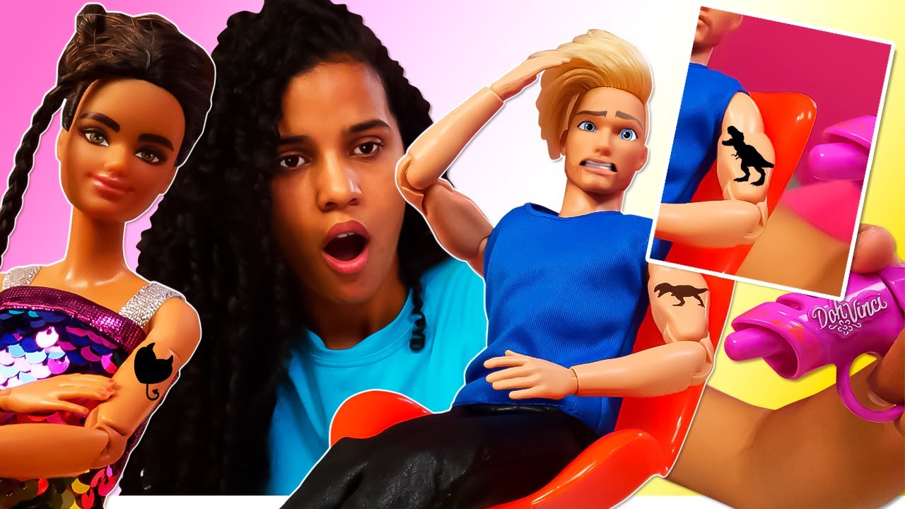 O Ken não gostou da tatuagem! Nova historinha infantil.
