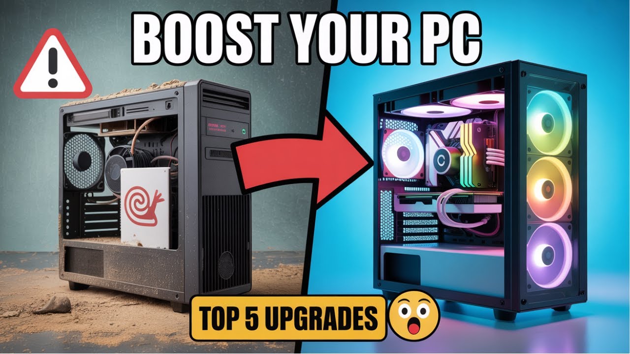 Top 5 PC Upgrades That’ll Make Your Rig FASTER Than Ever 🔥💻 (No Cap)