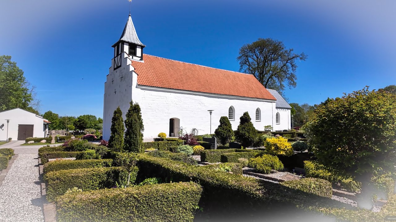🌹 Grundfør Kirke 🌹 Danmarks Kirker: Hinnerup Kirke: Grundfør, Haldum & Vitten Kirker