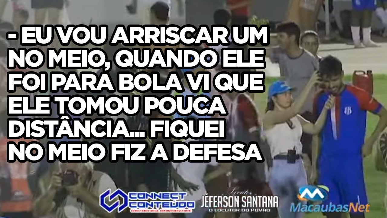 ENTREVISTA COM ELANO - ELEITO CRAQUE DA PARTIDA