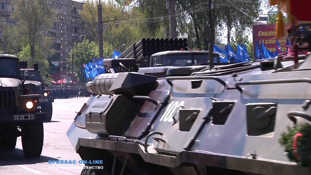 krnews.ua - парад в честь 68-й годовщины Великой Победы (Кривой Рог)