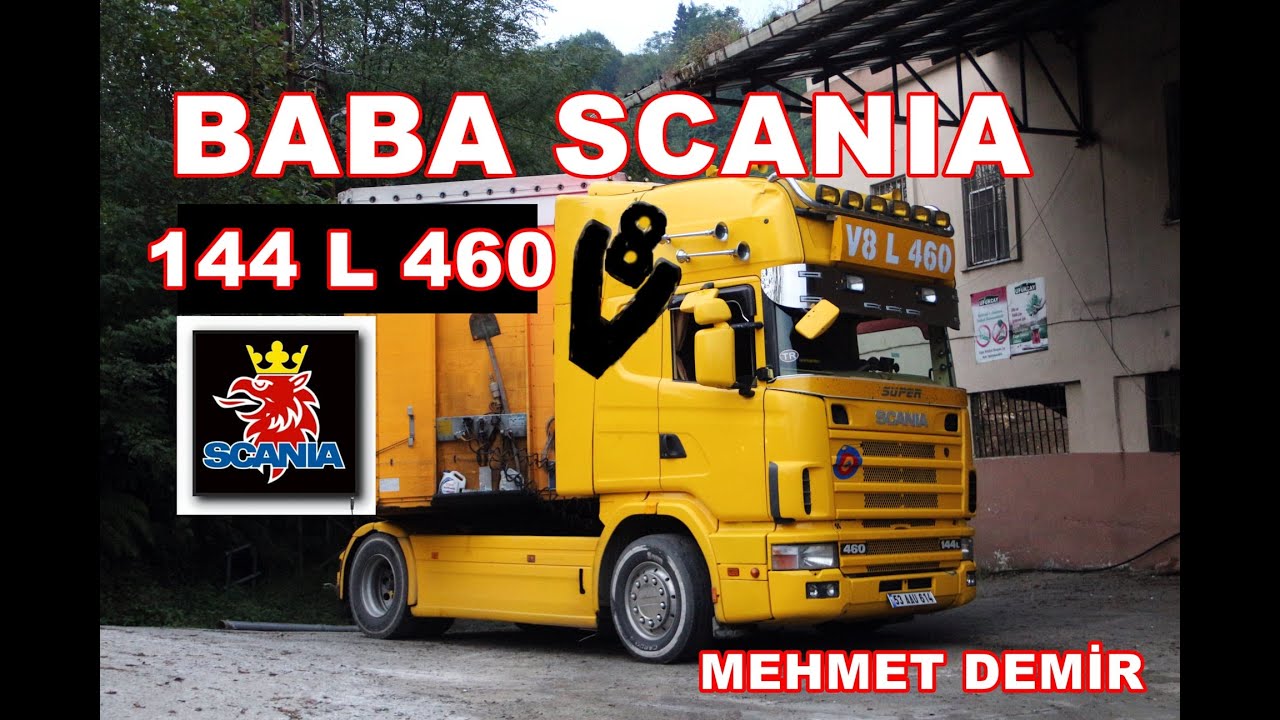 BABA SCANIA 144 L 460 / V8/ TÜNELDE EGZOZ SESİ  MEHMET DEMİR