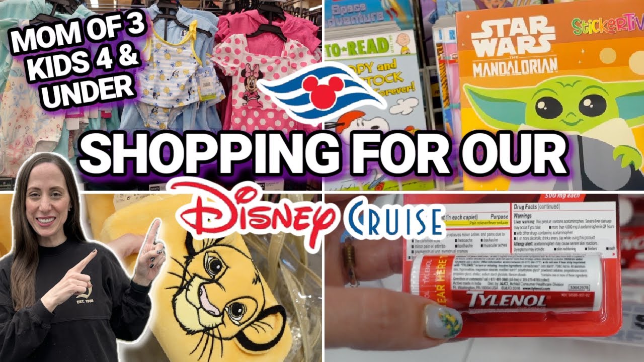 SHOPPING FOR OUR DISNEY CRUISE | What to Pack for Your Disney Cruise | Disney Cruise Tips 2024