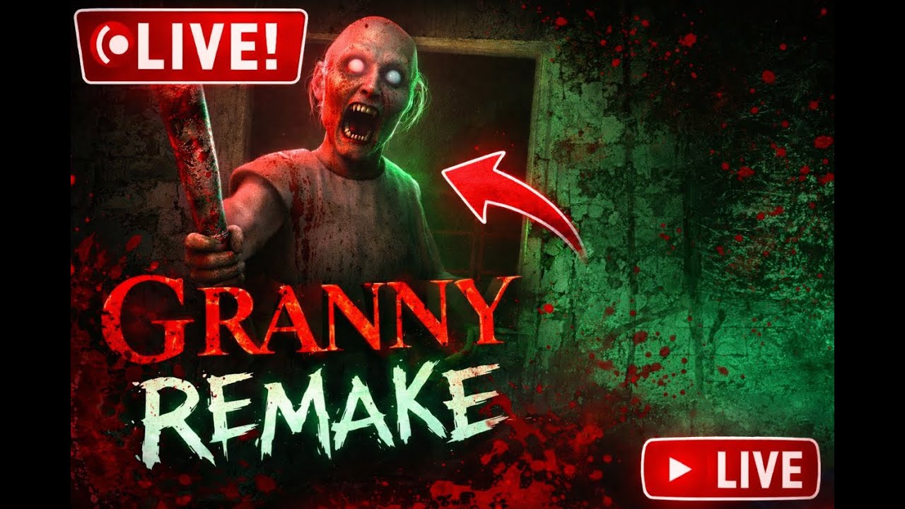 PALYING GRANNY REMAKE FOR THE FIRST TIME GAMERSXP IS LIVE JOIN ME IN THIS EPIc of granny remake