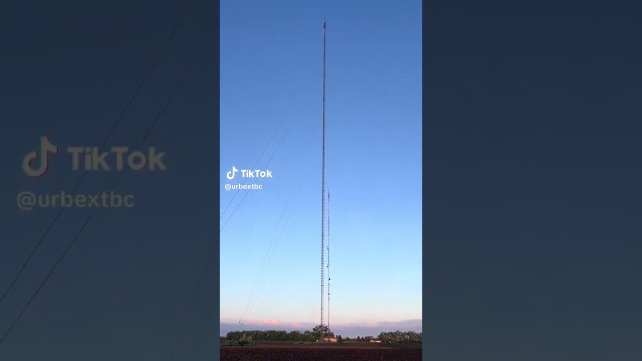 KRDK-TV Mast #radiotower #tvtower #towerclimber #krdk #nd #tallest #tvtower #northdakota