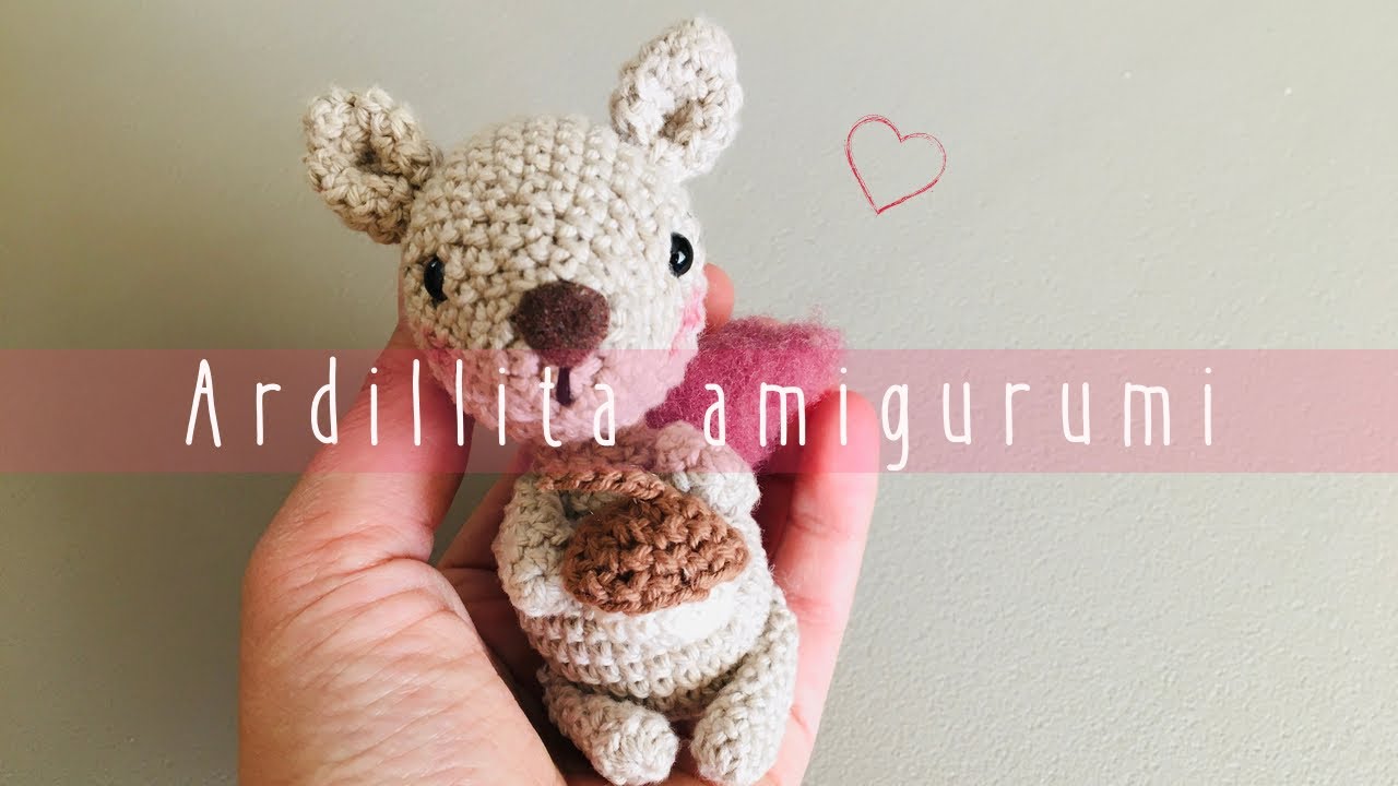 Ardillita amigurumi paso a paso tutorial