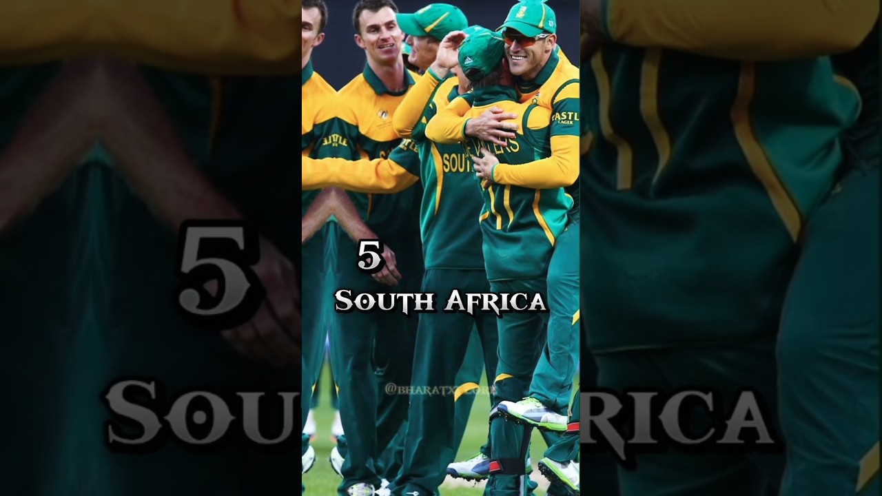 Top 10 ICC T20 Team Rankings In 2025 🏏 #shorts #cricket #top10 #t20