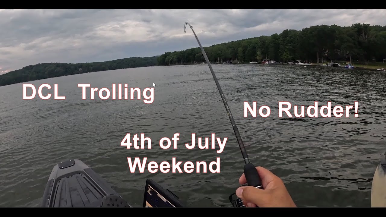 Deep Creek Lake MD - 4th of July Fishing  -  Trolling Rudderless