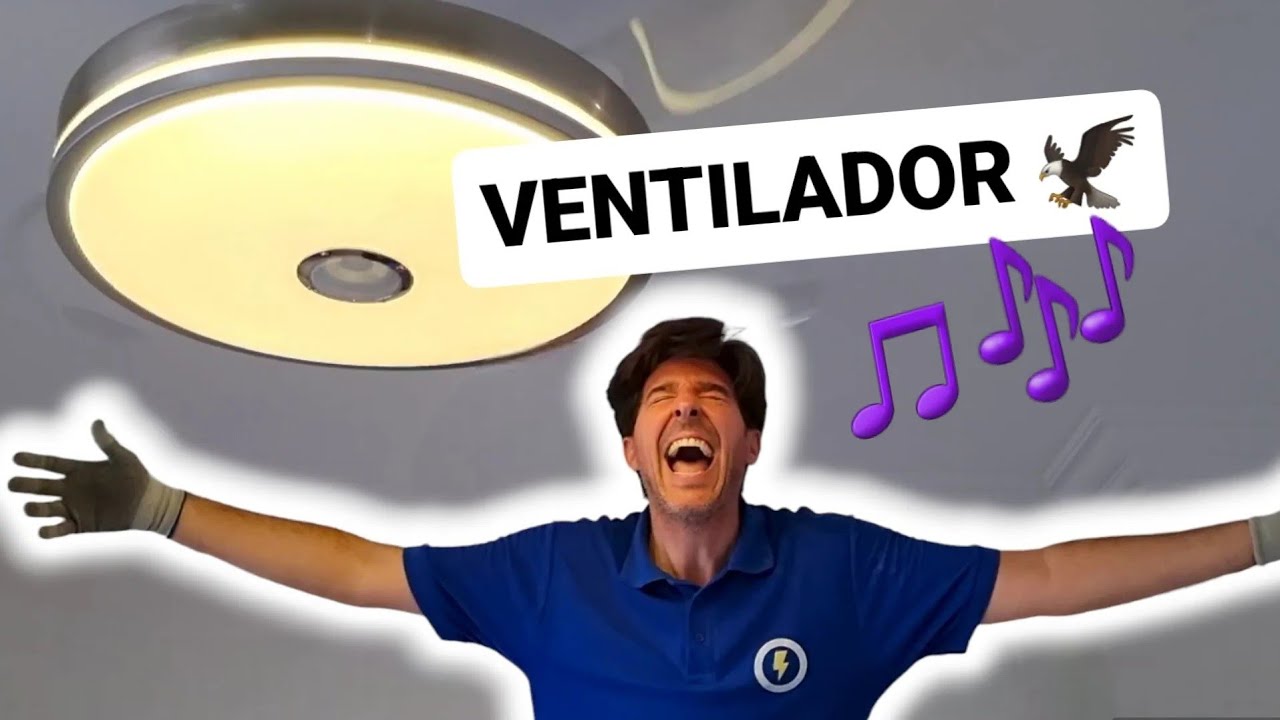 VENTILADOR con ASPAS RETRÁTILES, MOTOR DC, luz LED y ALTAVOZ bluetooth (Experiencia Sensorial)