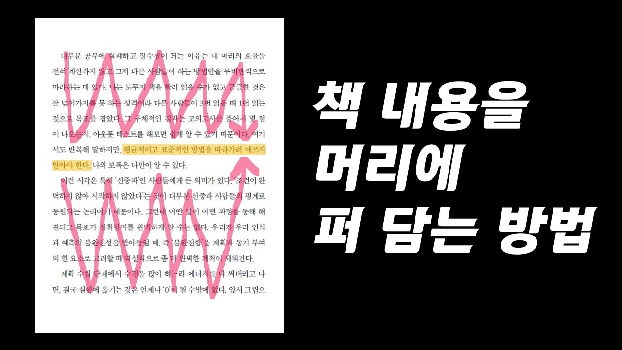 '이렇게' 읽어보세요. 책 내용을 머리에 퍼 담을 수 있게 됩니다(읽는 힘 EP. 3)