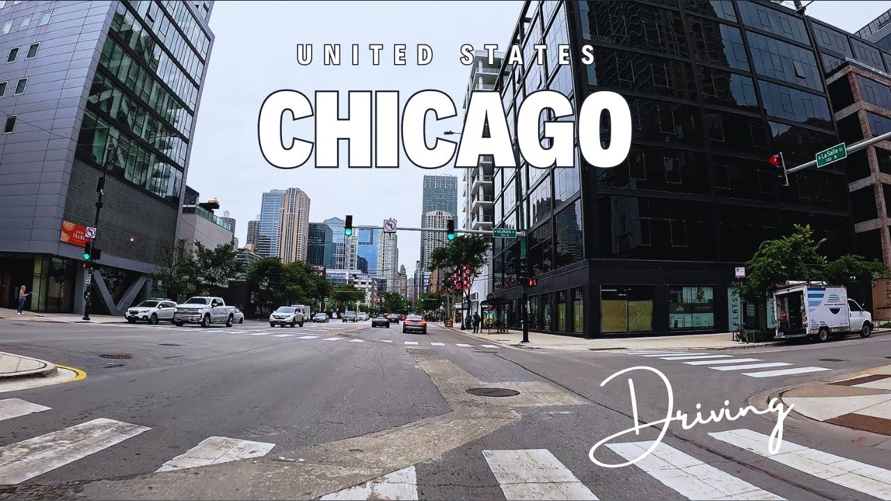 Chicago at Dawn | Driving 4K HDR