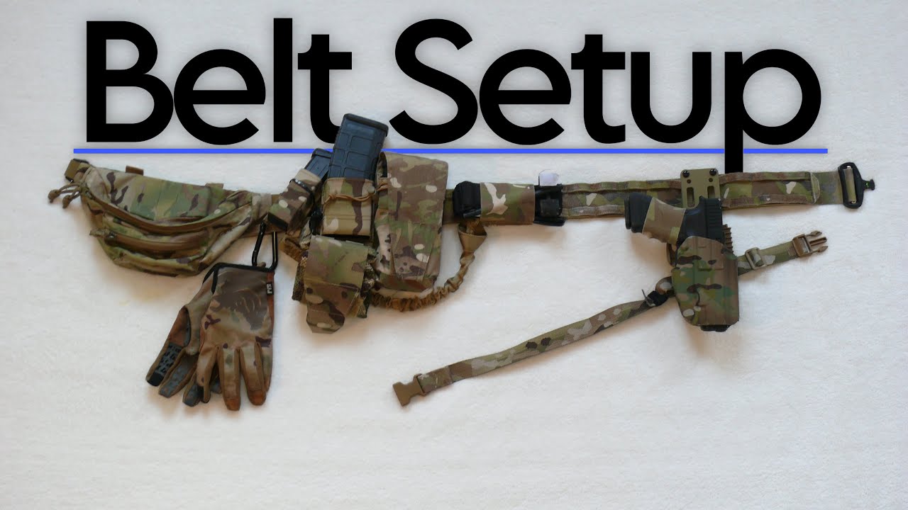 Batlle Belt Setup with Fannypack - IdoGear Belt