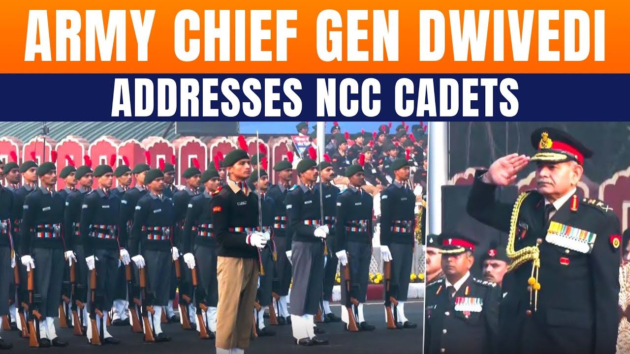 LIVE: Army Chief General Upendra Dwivedi Reviews Guard of Honour, Addresses NCC Cadets In Delhi