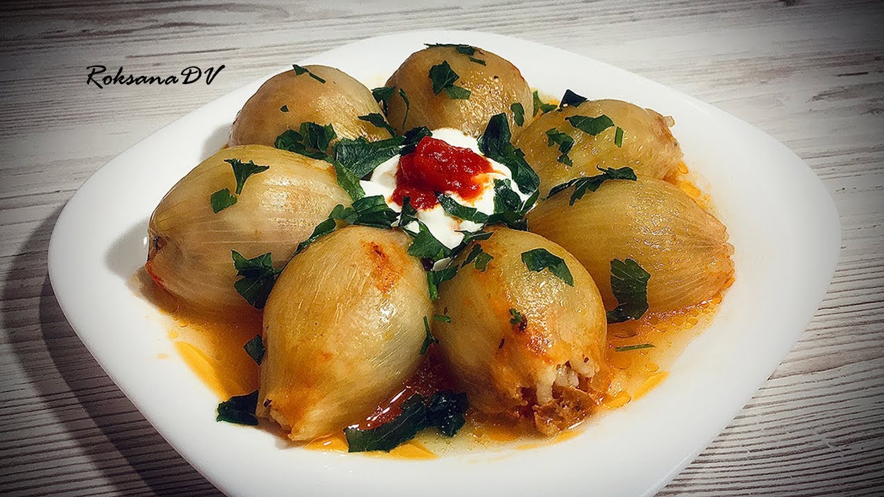 Безумно вкусная долма из лука! Восточная кухня!