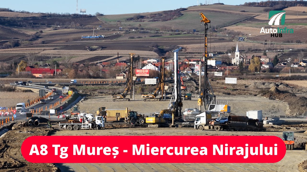 Autostrada A8 - | 06.11.2025 | Filmare completă Tg Mureș - Miercurea Nirajului