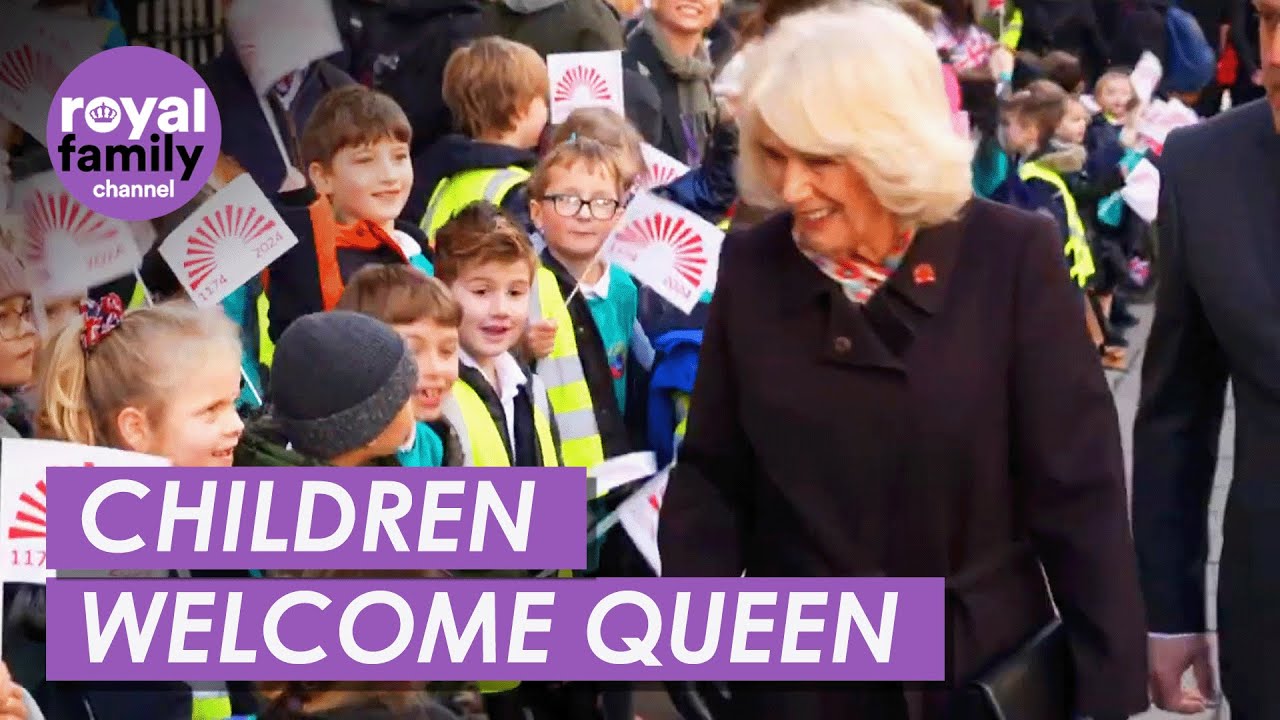 Queen Camilla Receives a Warm Bath Welcome