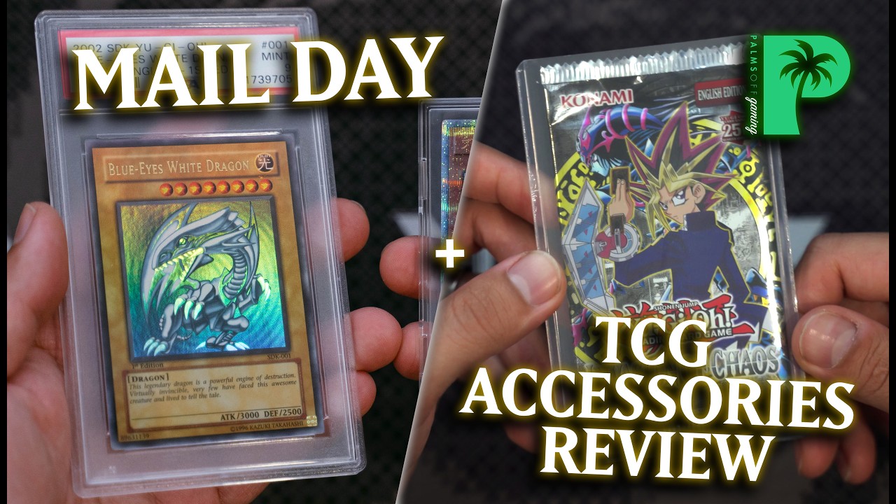HUGE YuGiOh & TCG Mail Day + Palms Off Gaming TCG Accessories Review! - The Mail Realm #1