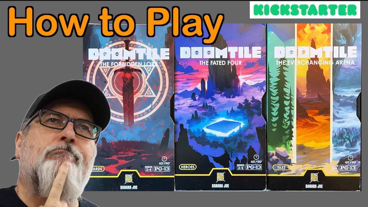 Doomtile | Постоянно меняющаяся настольная игра «Арена» | Banana Joe | Как играть | Скоро на Kick...