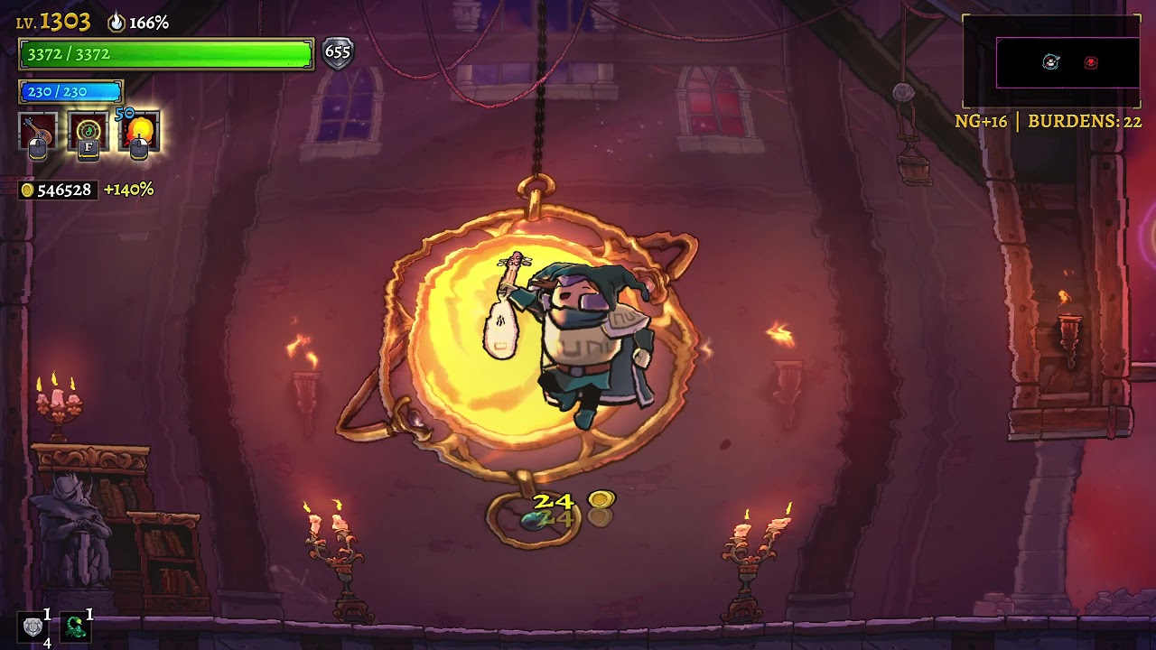 [Rogue Legacy 2] NG+16 Bard adventures/gameplay