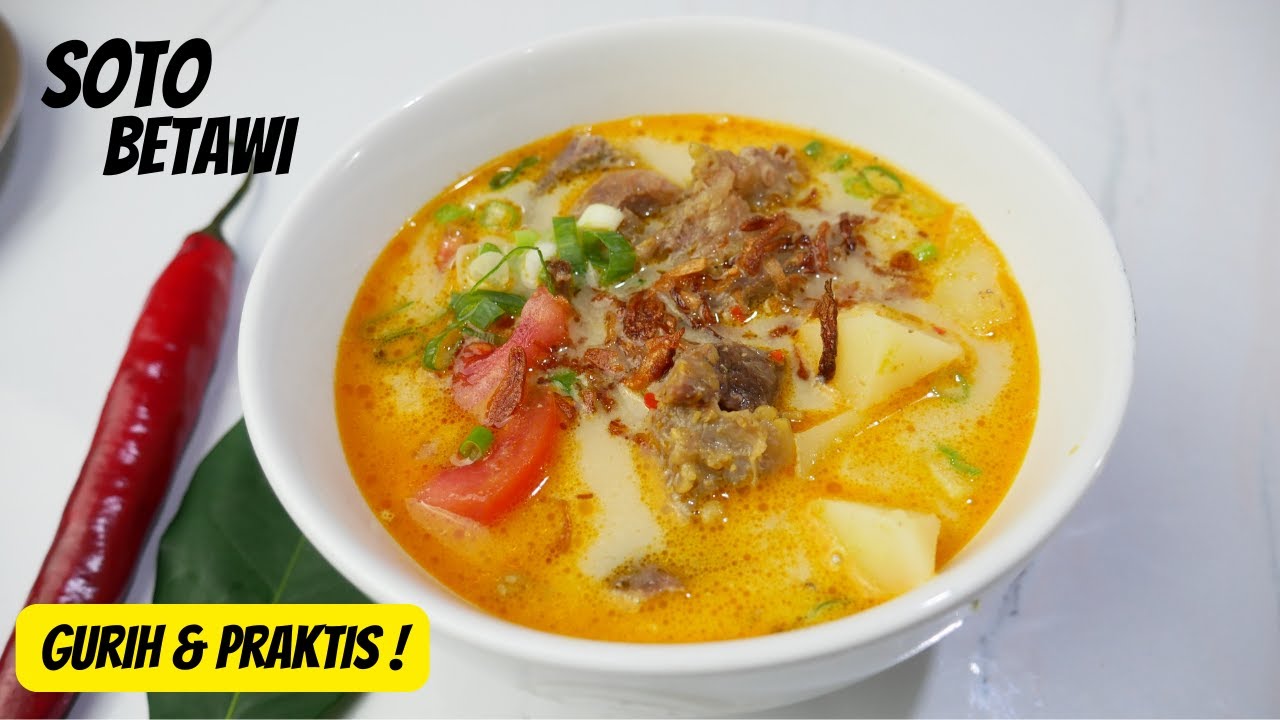 RESEP SOTO BETAWI GURIH PRAKTIS Ala Tomafery Cooking !