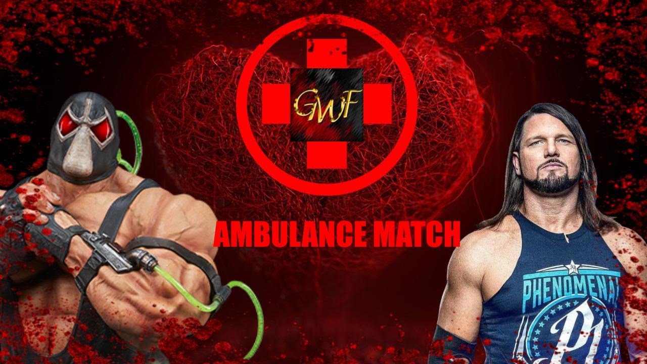 AJ Styles VS Bane - Ambulance Match WWE2K24