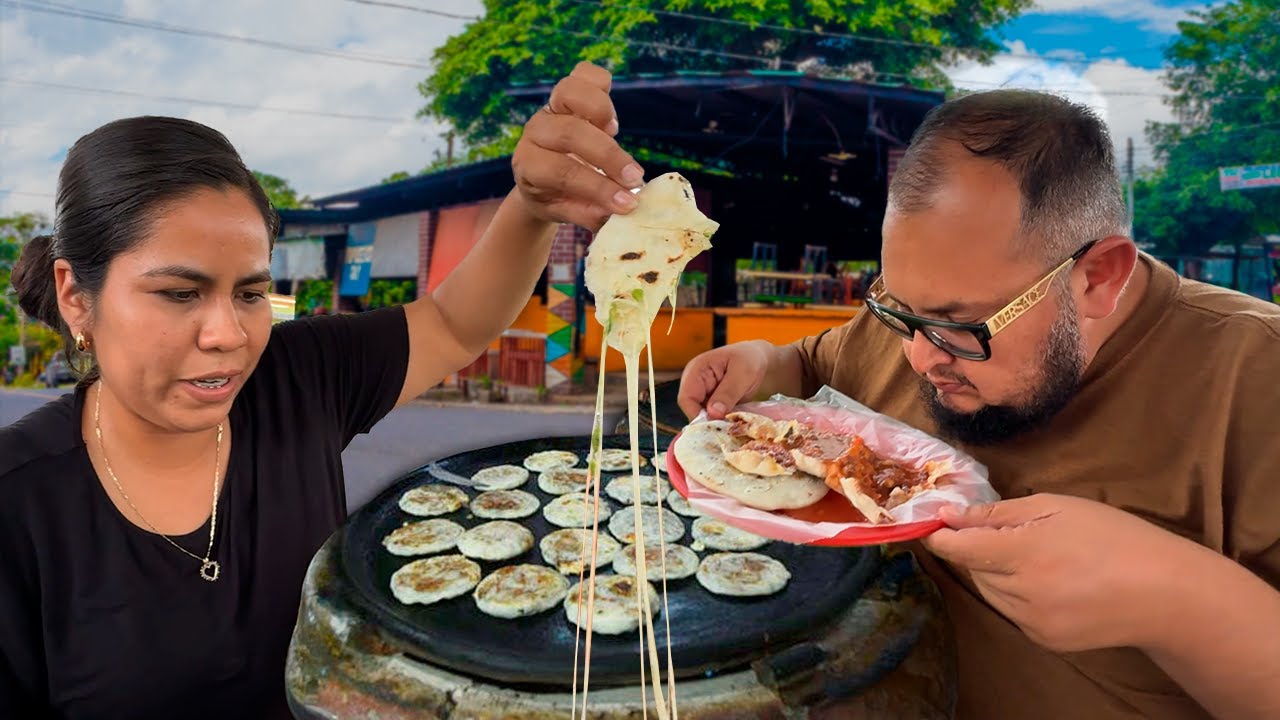 Aqu&iacute; naci&oacute; la PUPUSA DE ARROZ en El Salvador 🇸🇻