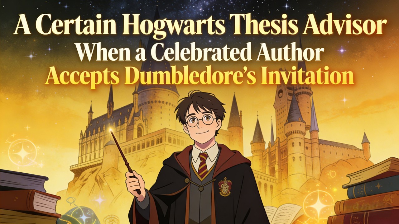 The Real Reason an Author Came to Hogwarts#harrypotter  #hogwarts  #fanfictionmagic