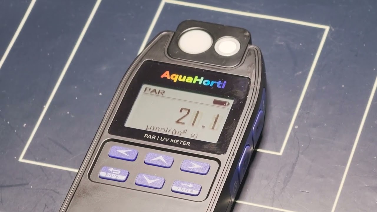 Apogee vs AquaHorti vs Danoplus vs Photone &mdash; PAR Meter Test on a Yadoker Grow Light