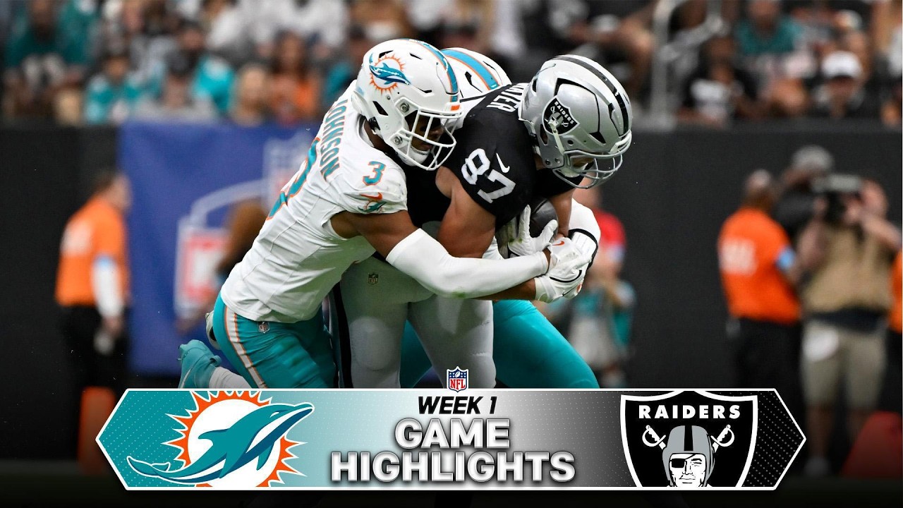 Miami Dolphins vs Las Vegas Raiders Game Highlights | 2026 NFL Week 1