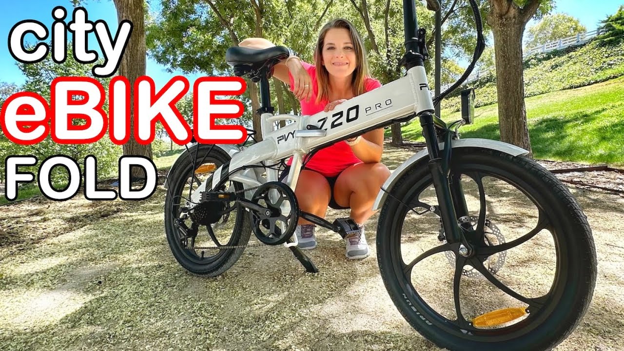 BICI eléctrica plegable PVY Z20 Pro ¿BARATA y URBANA? con certificación CE