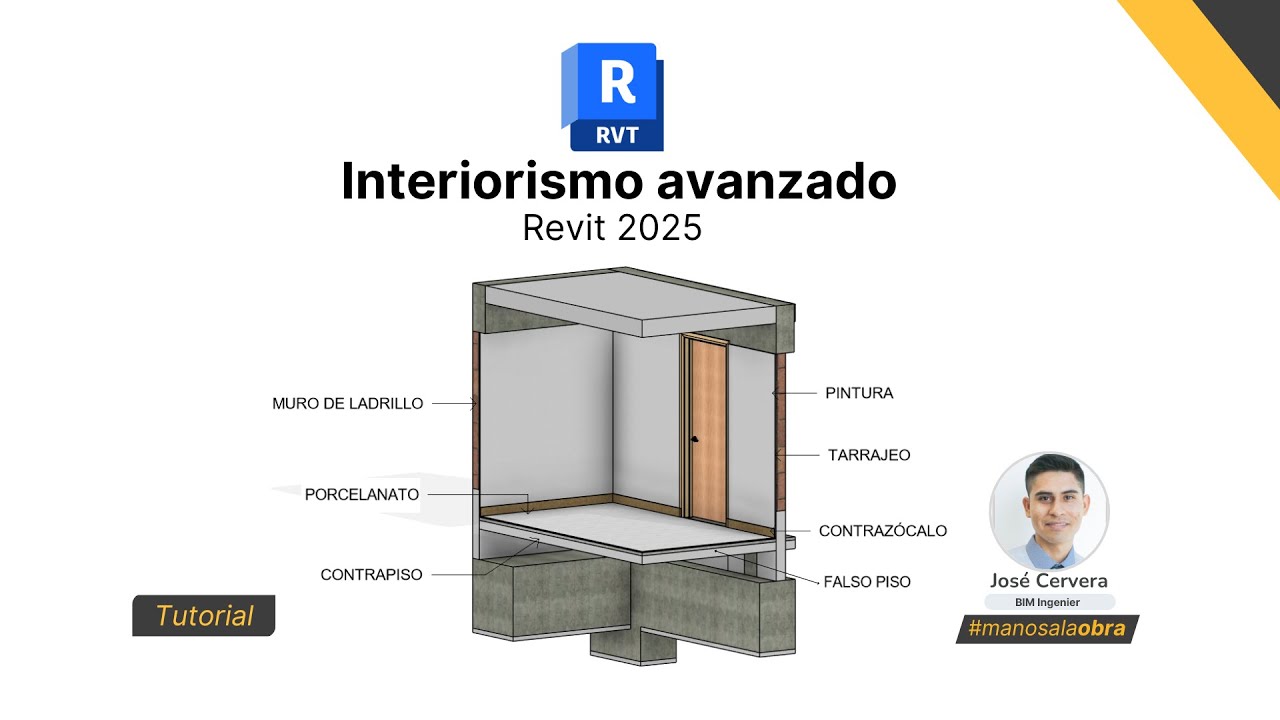 REVIT 2025 - MODELA TUS ACABADOS COMO SE CONSTRUYE 👨‍🏫