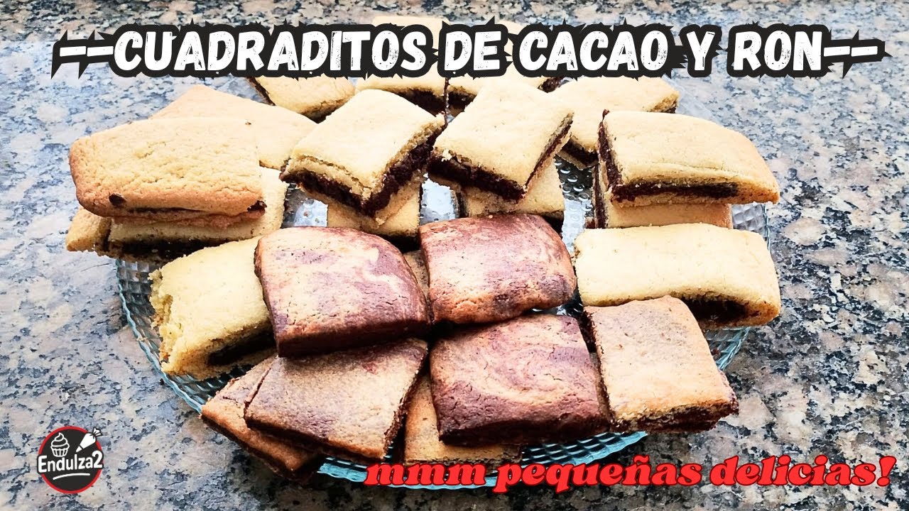 -----CUADRADITOS CON CACAO Y RON----EXCELENTESSSSSSSSSSSS!