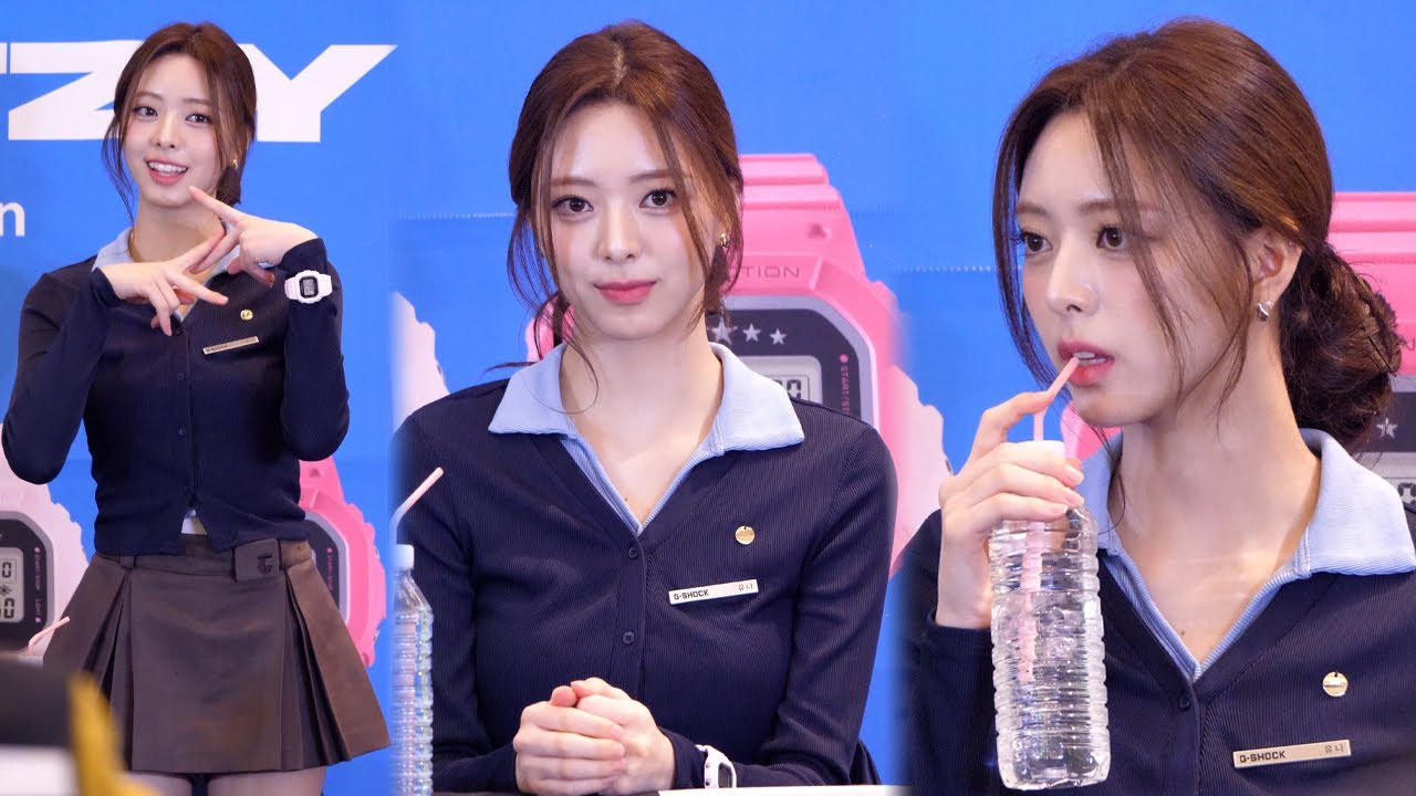 있지 유나 직캠 '수원 여신 등장' (ITZY YUNA)｜G-SHOCK 팬사인회 241023