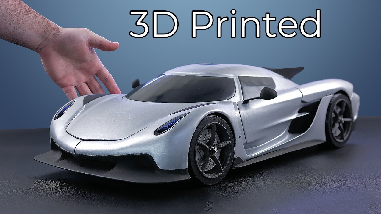 3D Printing with NO RULES - Koenigsegg Jesko Absolut (RC CAR)