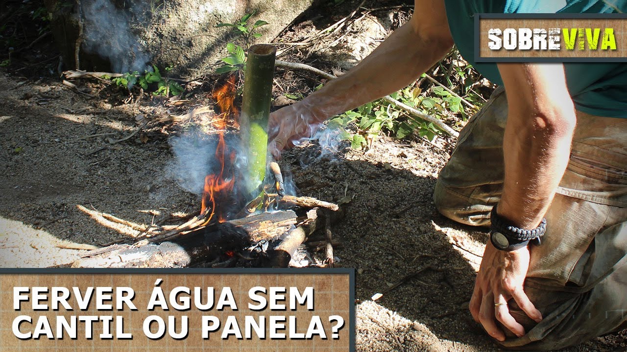 Cantil primitivo usando Bambu! - Sobreviva Ep.13