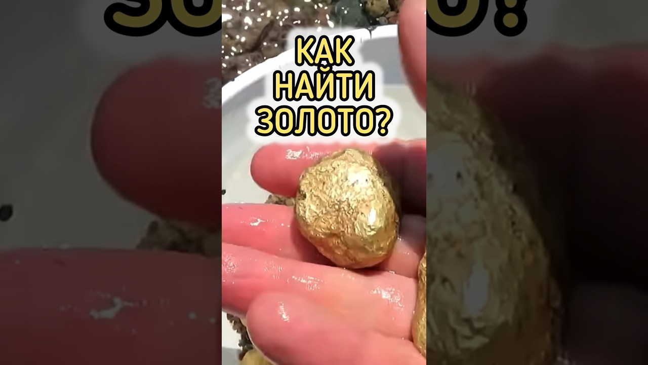 КАК НАЙТИ ЗОЛОТО? 🥇 Ищем золото лотком