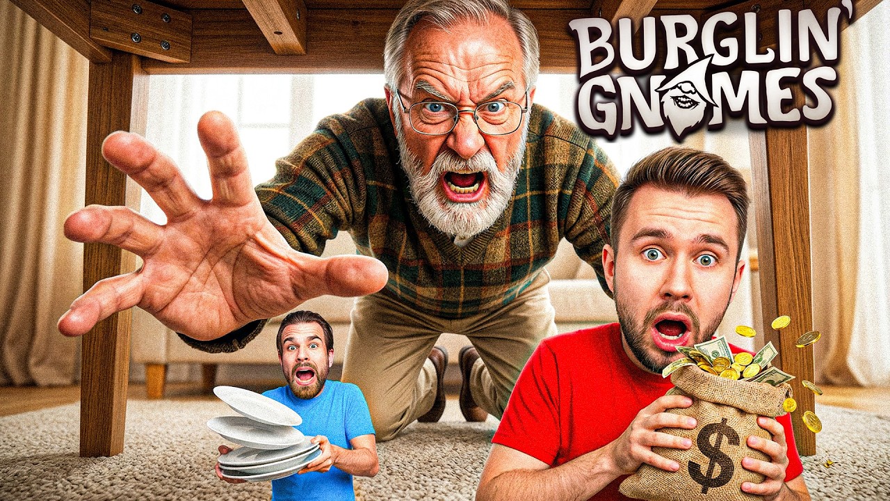 STALIŚMY SIĘ MAŁYMI GNOMAMI! 🤪 | Burglin' Gnomes