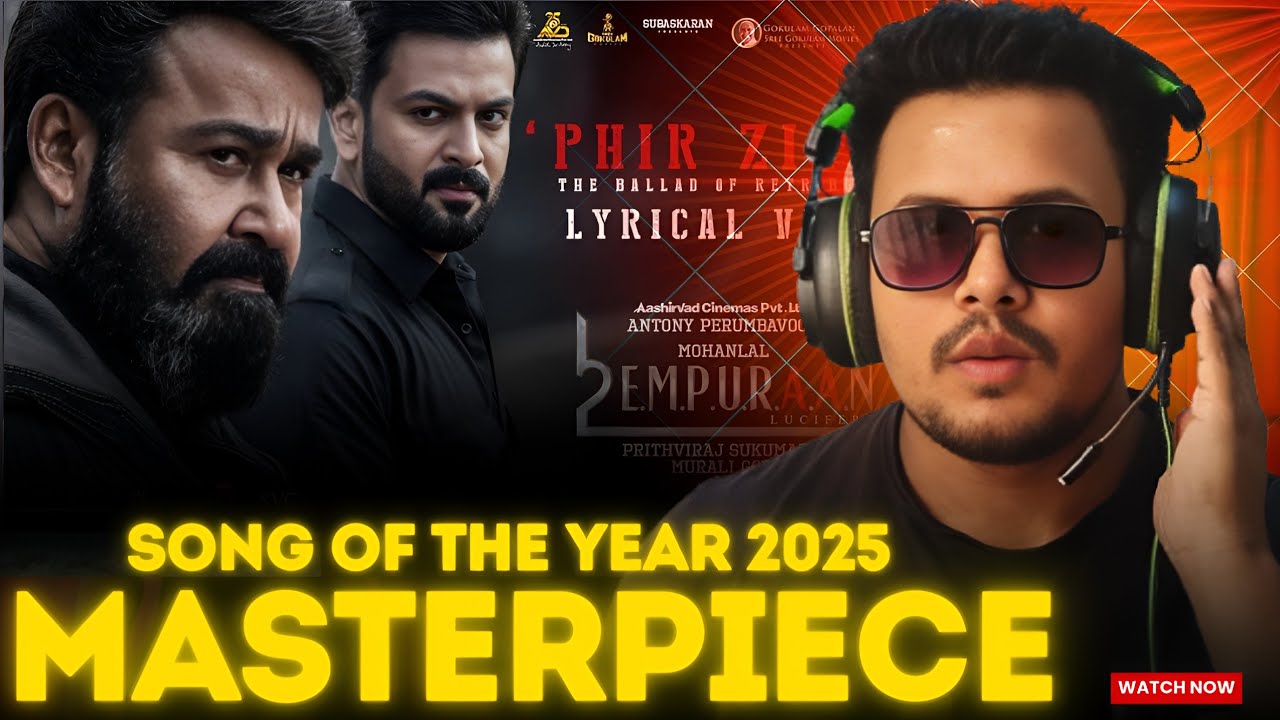 Phir Zinda Lyrical Video Reaction 🤯 L2E Empuraan | Mohanlal | Prithviraj S | Murali G | Deepak Dev