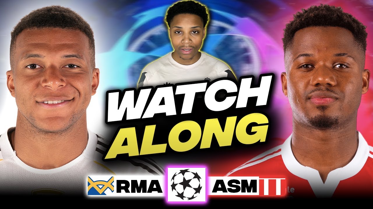 Real Madrid vs Monaco LIVE ⚪️ Champions League Watch Along & Reaction