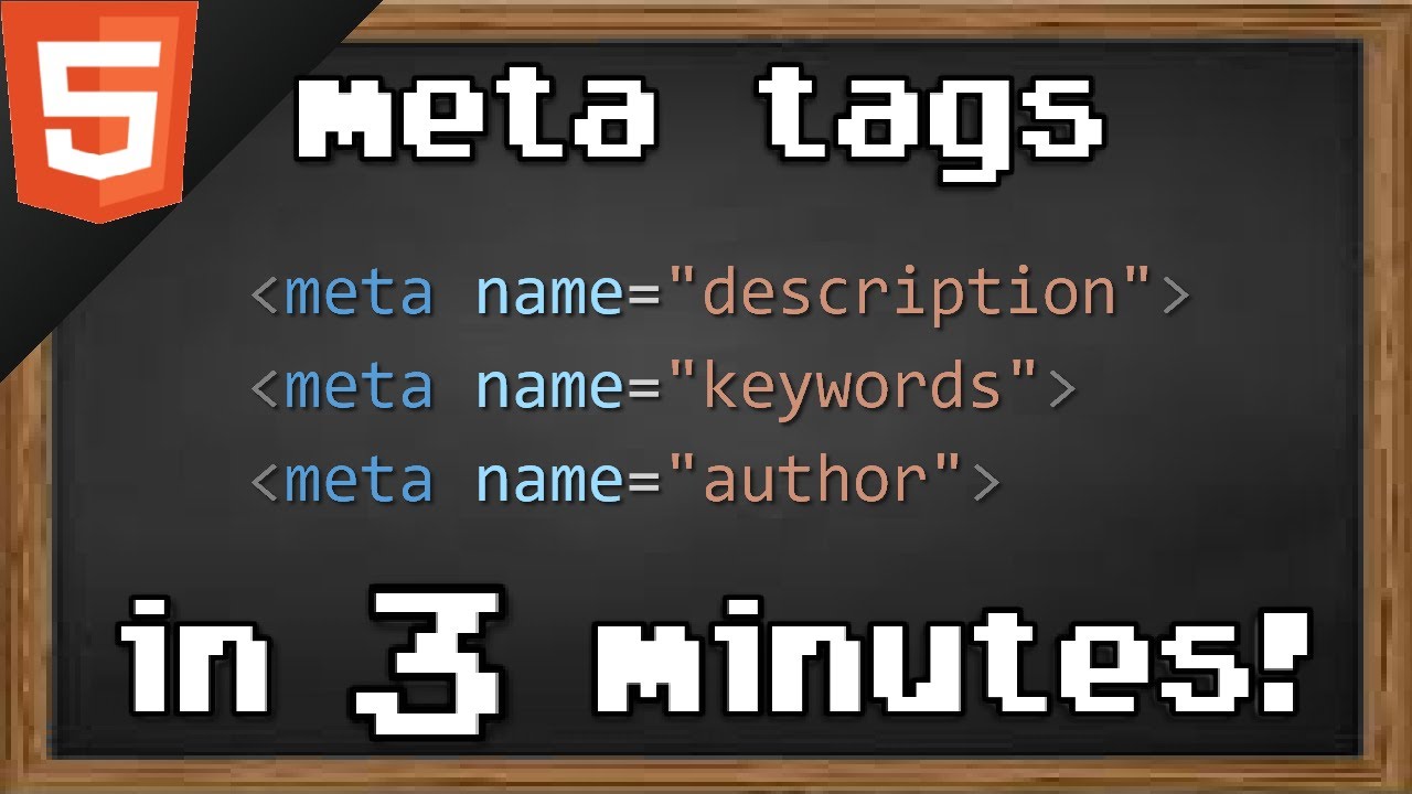 Изучите метатеги HTML за 3 минуты 🏷️