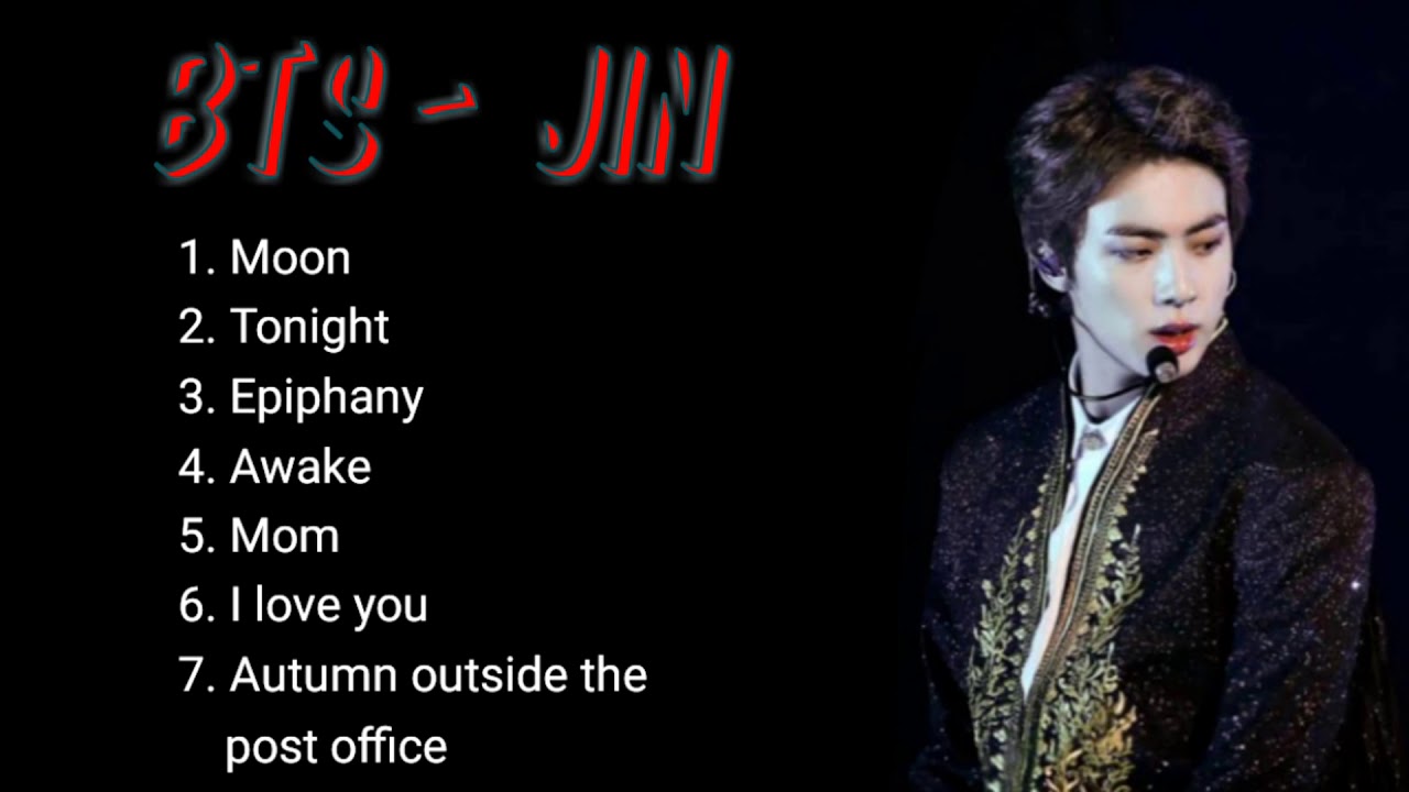 BTS Jin - Solo Songs Playlist