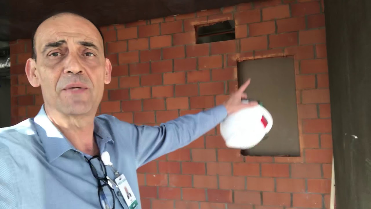 Sala de ressonância magnética em obras