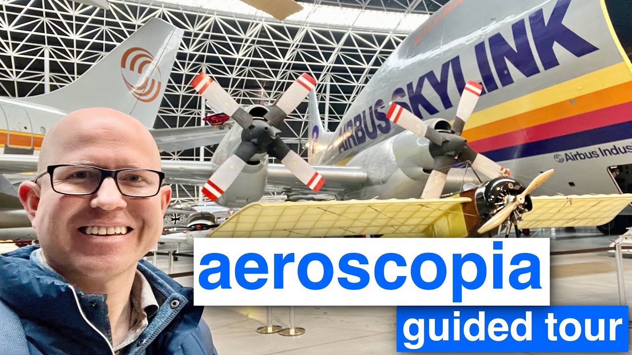 Экскурсия по музею авиации Aeroscopia в Тулузе (включая осмотр Airbus A380)