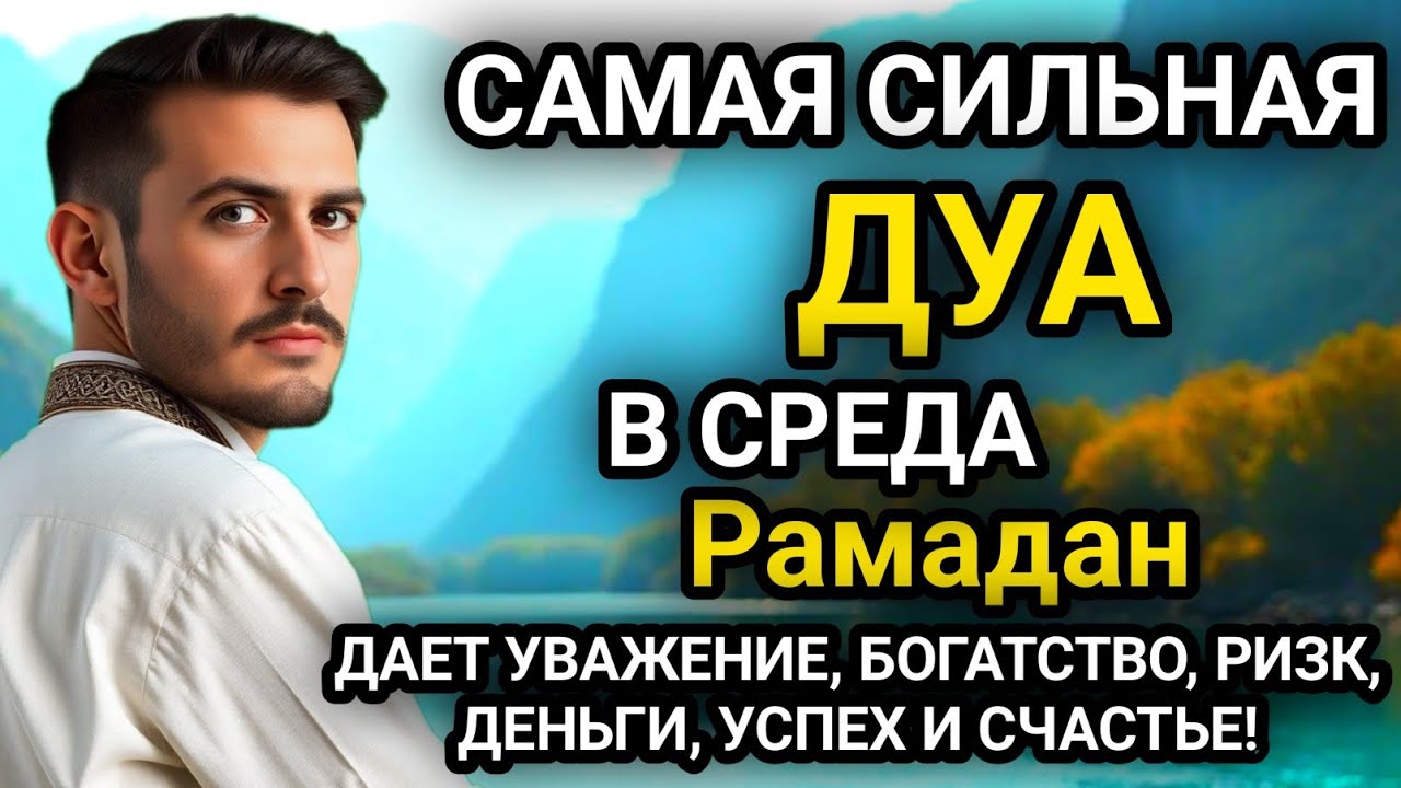 САМАЯ СИЛЬНАЯ Дуа в СРЕДА Рамадан  Все желания сбываются!#дуа