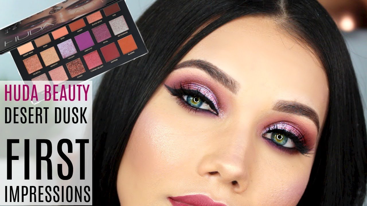 HUDA BEAUTY Desert Dusk Palette FIRST IMPRESSIONS