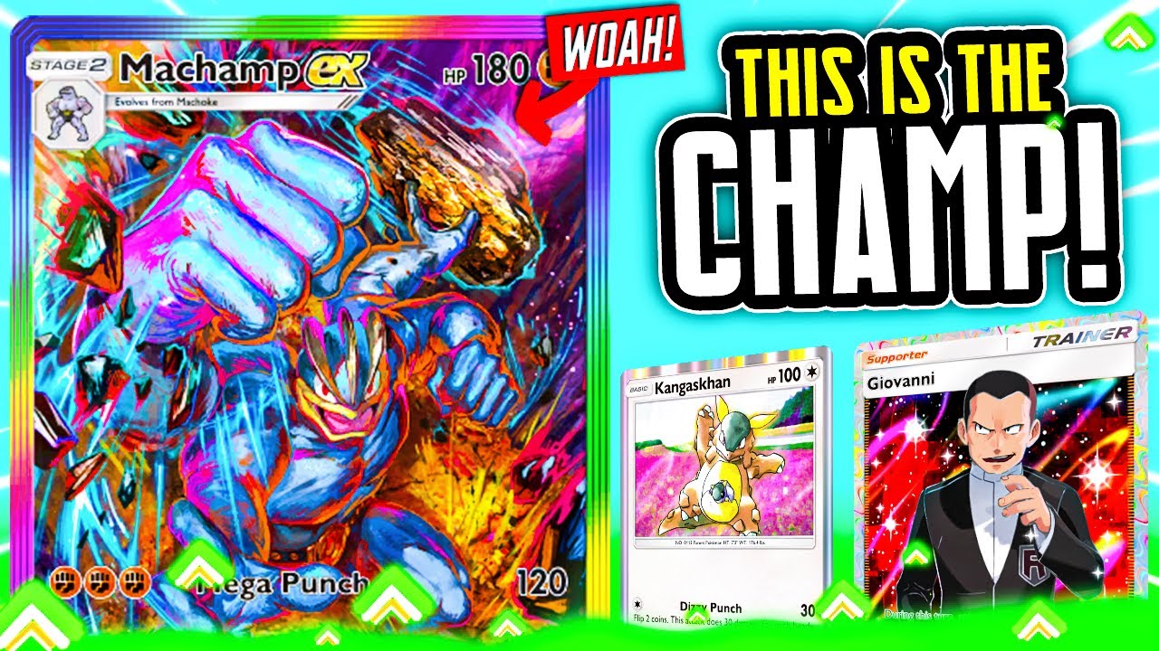 Machamp is a MONSTER! I LOVE THIS DECK! - Pokemon TCG Pocket